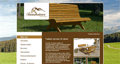 Desktop Screenshot of gartenmoebel-tannheimer.de