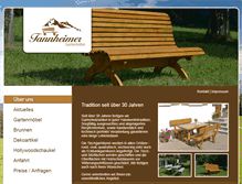 Tablet Screenshot of gartenmoebel-tannheimer.de